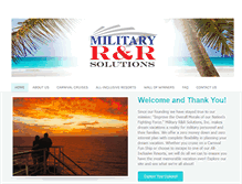 Tablet Screenshot of militaryrrsolutions.com